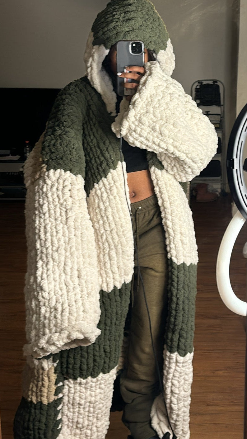 Signature Calf Length Crotchet Jacket